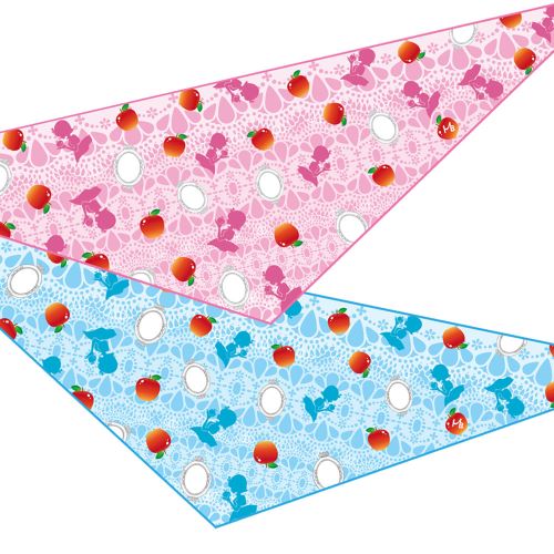 7217 デザインバンダナ 白雪姫 10枚入り 【サイズ：SS/M】 SS