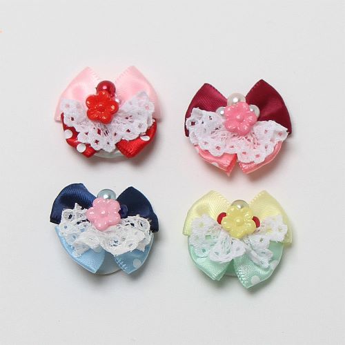 R961-16 ジュエルフラワーリボン 16個入り