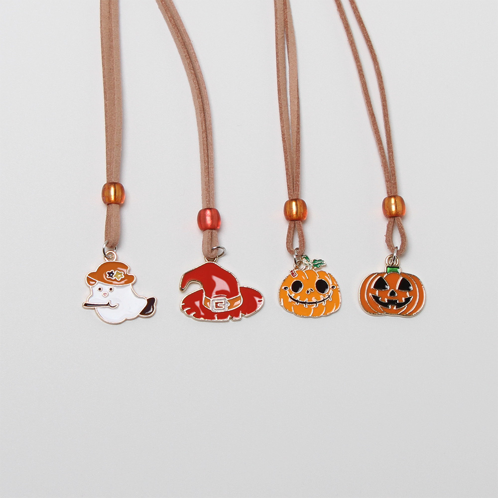【予約】8672 タイニーハロウィンネックレス 8入り