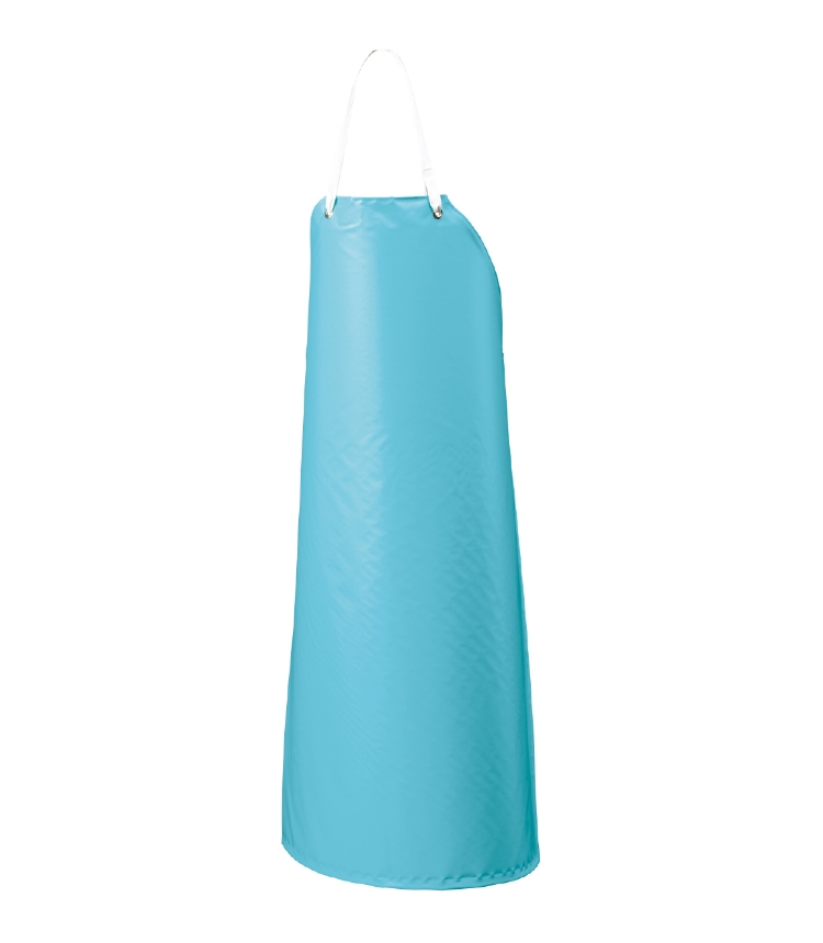 ウレタンシームレスエプロン　首掛けタイプ　ブルーＳサイズ