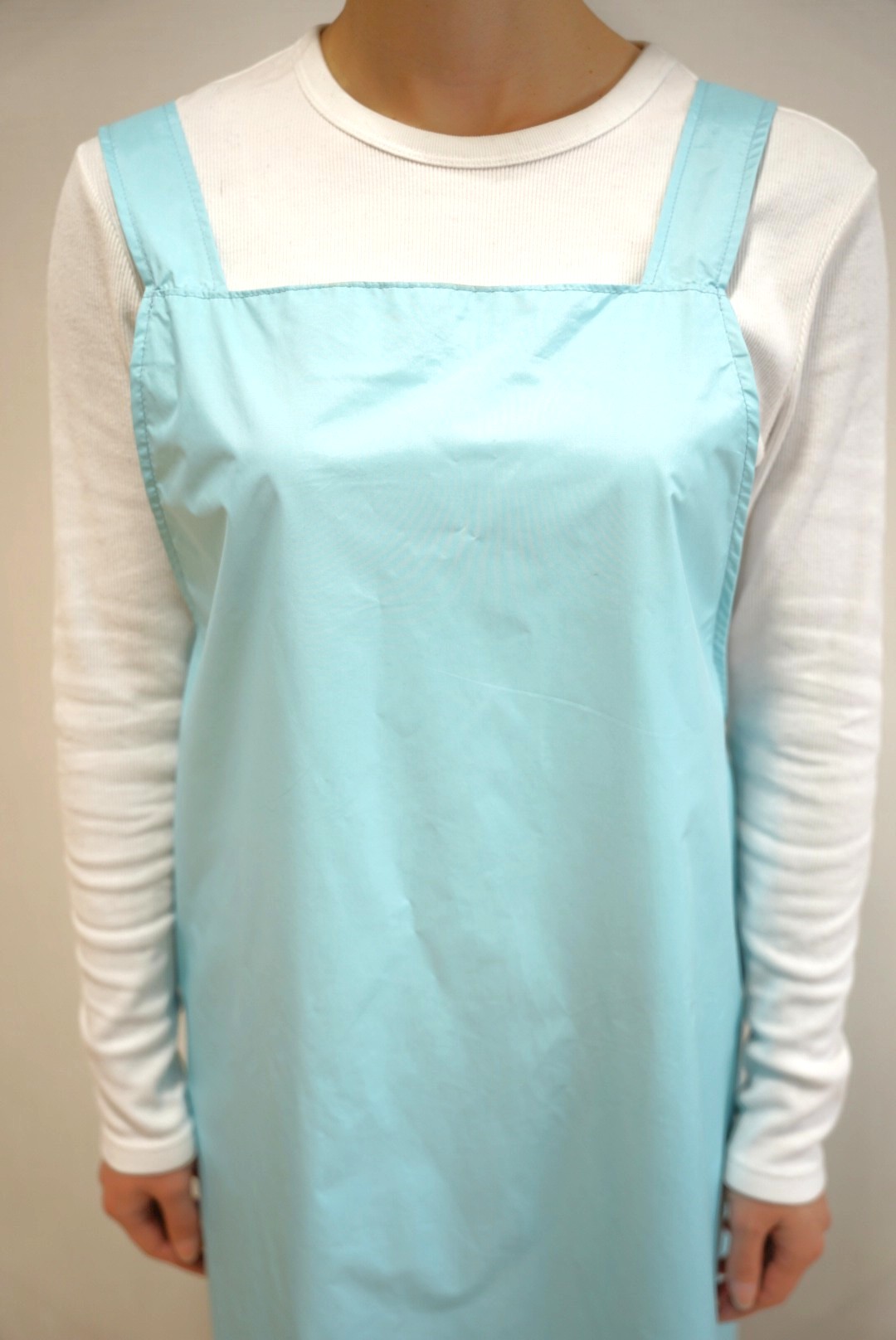 洗える！防水トリミングエプロン　ブルーＬサイズ