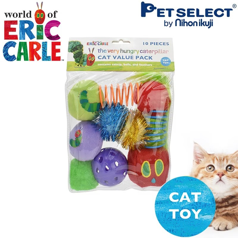 はらぺこあおむし for Pet 猫用 コロコロ10Pパック キャットニップ入り