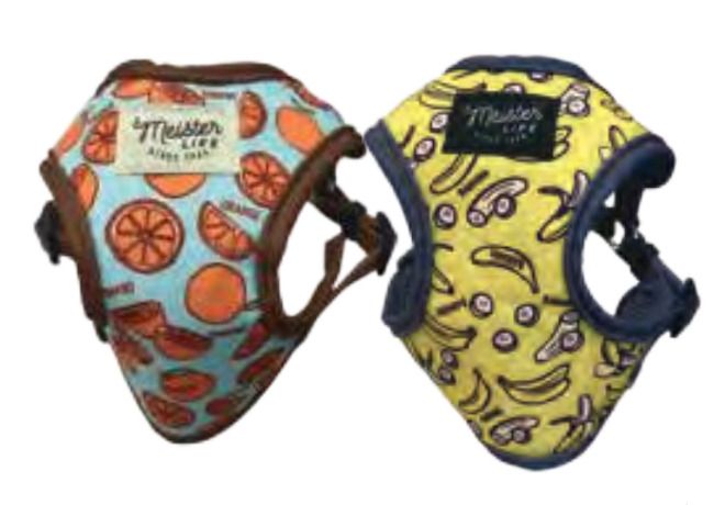 マイスターライフ ソフティハーネス オレンジ柄（ミント） SS