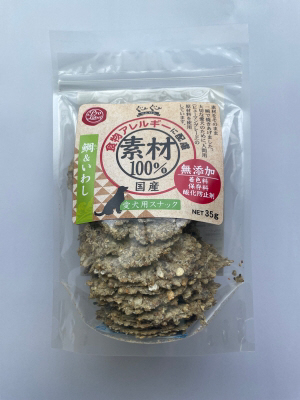 【専】ぐーぐー素材 100％犬用鯛＆いわし35g