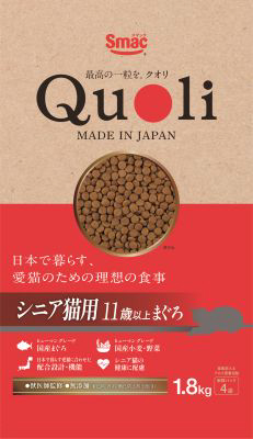 Quoli シニア猫用 11歳以上 まぐろ 1.8kg
