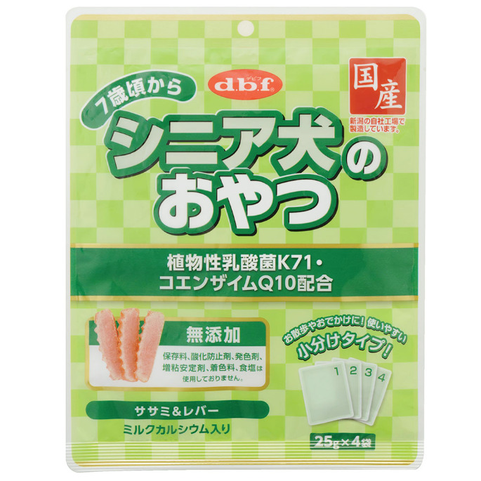 シニア犬のおやつ 植物性乳酸菌K71・コエンザイムQ10配合 100g