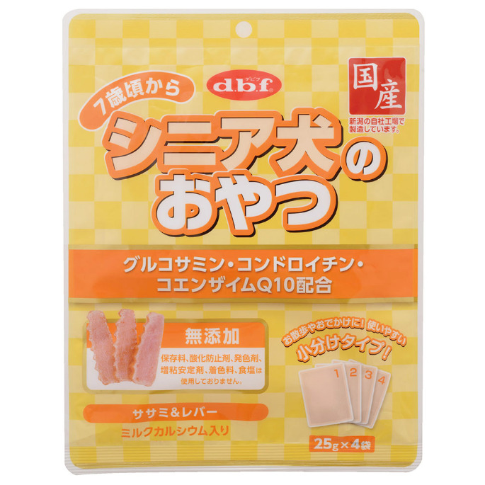 シニア犬のおやつ グルコサミン・コンドロイチン・コエンザイムQ10配合 100g
