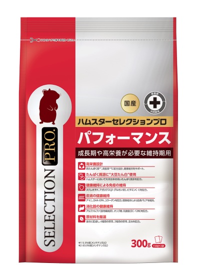 ハムスターセレクションプロ パフォーマンス 300g