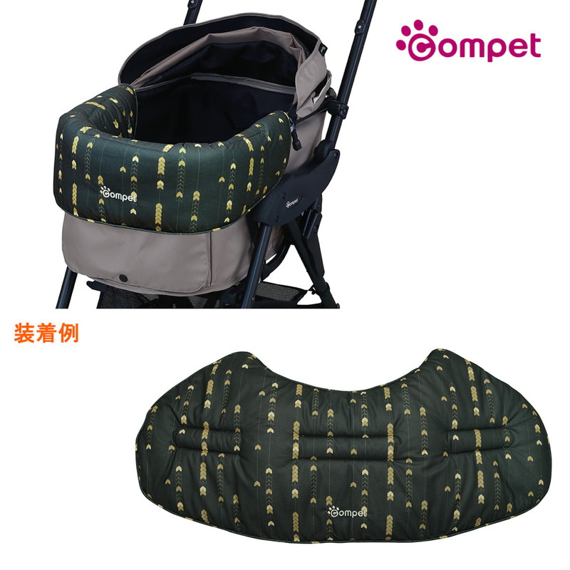 コムペット リバーシブルコンフォートクッション JD ダークニット