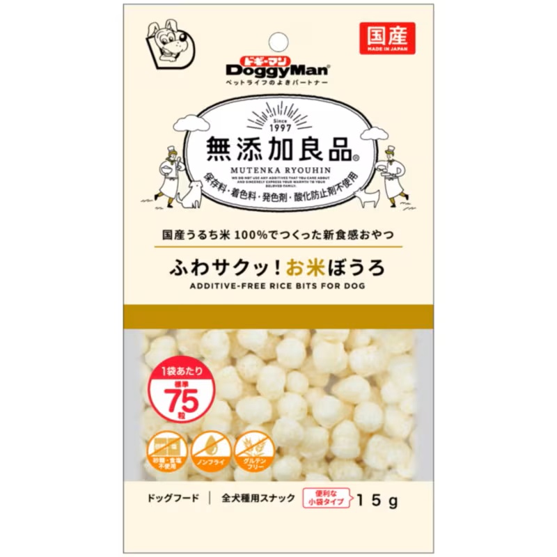 無添加良品 ふわサクッ！ お米ぼうろ 15g