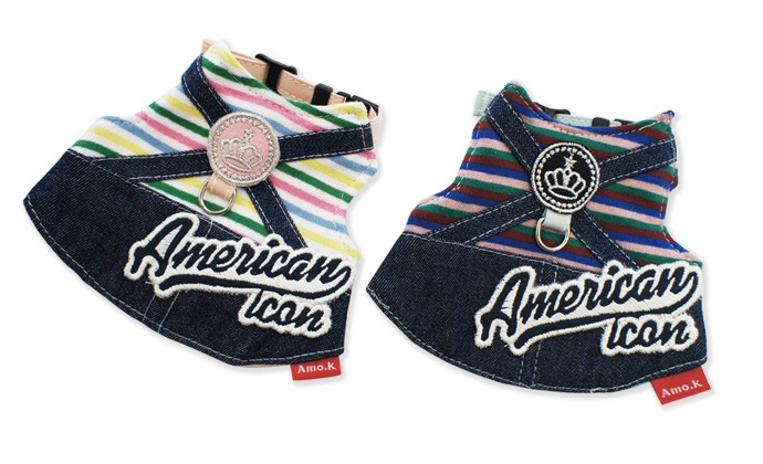 Baby Amo.k ハーネス クラウン L ピンク