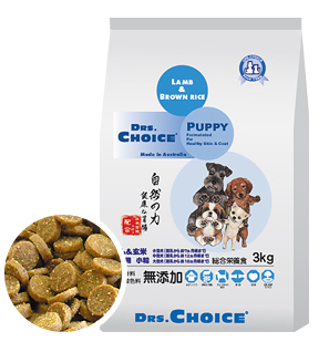 ドクターズチョイス 子犬用 ラム&玄米 小粒 3kg: 600｜業務用