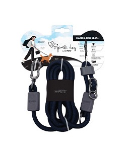 M-PETS GENTLE DOG ハンズフリードッグリード オニキスブラック