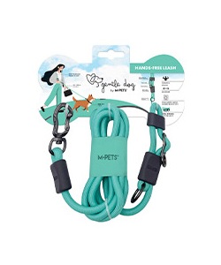 M-PETS GENTLE DOG ハンズフリードッグリード ジェイドグリーン