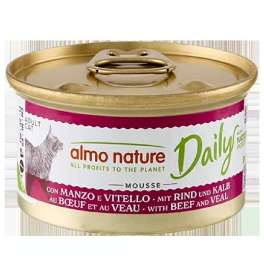 アルモネイチャー デイリーメニュー キャット ビーフと子牛肉ムース 85g
