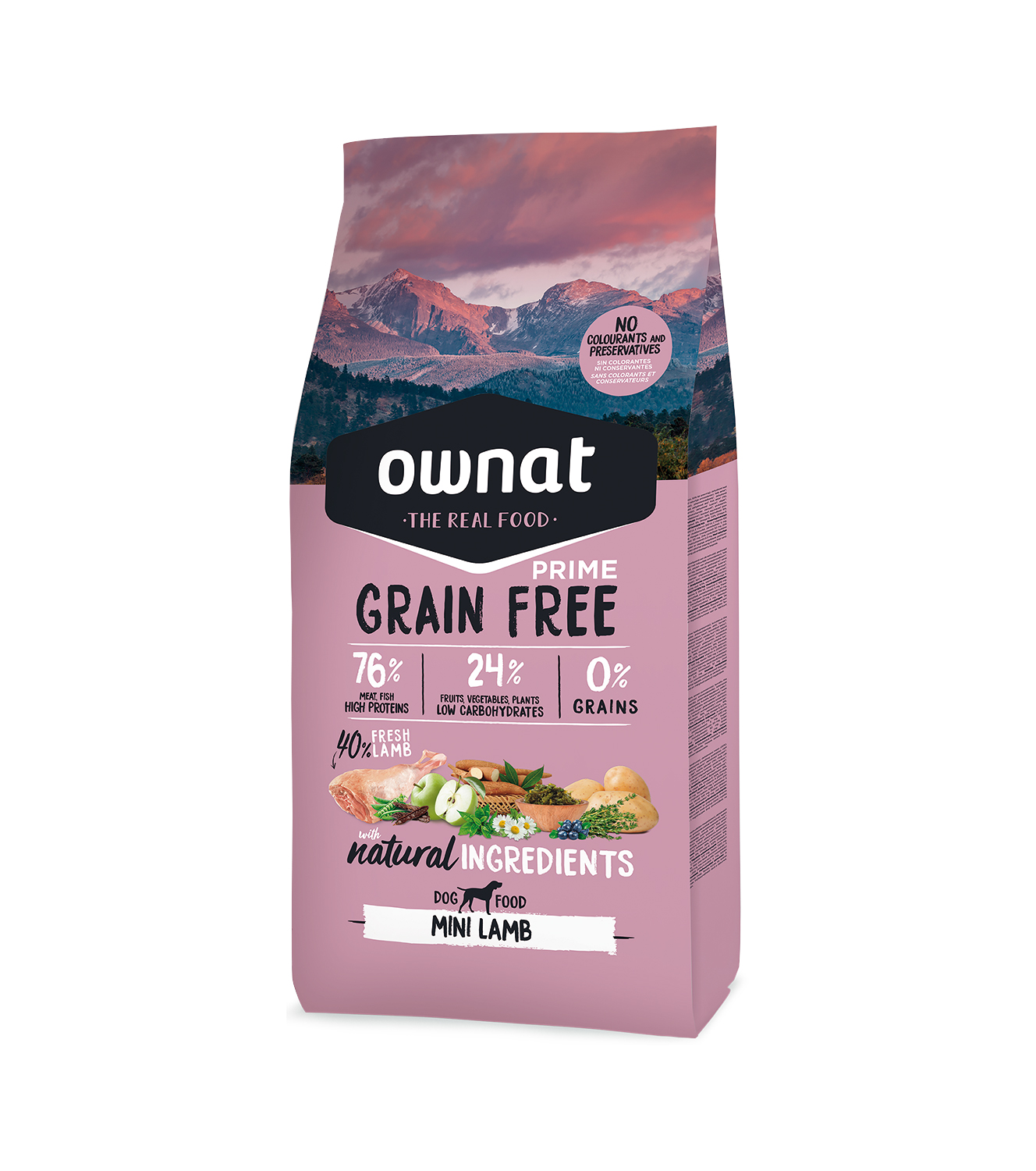 【専】OWNAT GRAIN FREE PRIME 小粒 ラム 400g