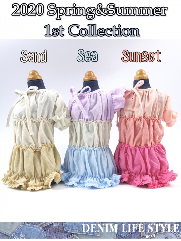 TIERED TUNIC SSサイズ Sunset