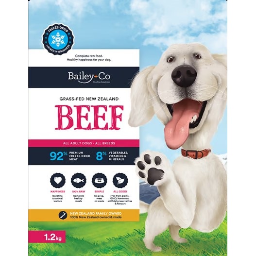 Bailey+Co フリーズドライ コンプリートビーフ 1200g