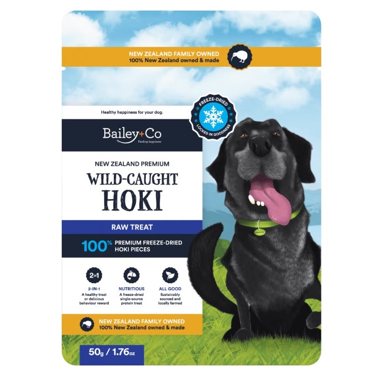 Bailey+Co フリーズドライ 天然ホキ 犬用 50g