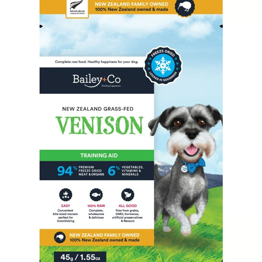 Bailey+Co フリーズドライ コンプリート鹿肉 45g