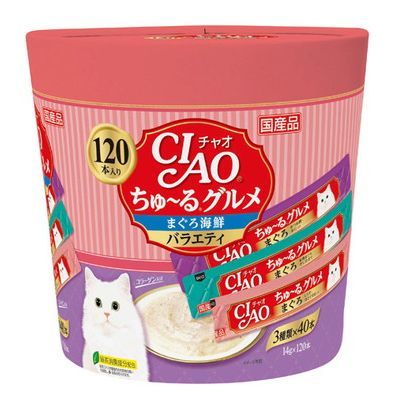 CIAO ちゅーる グルメ まぐろ海鮮 バラエティ 14g×120本